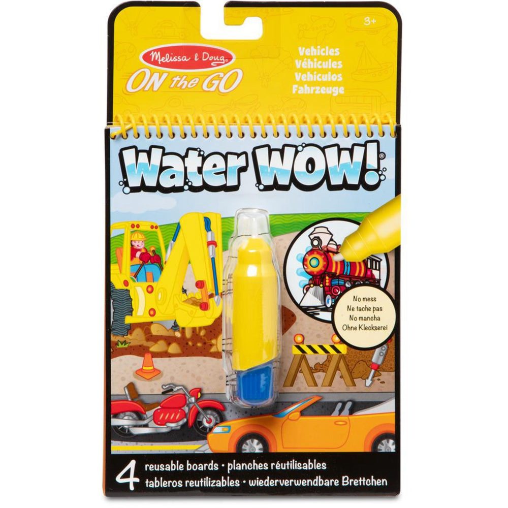 Køb Melissa & Doug Gul Water Wow! Water-Reveal Pad Køretøjer