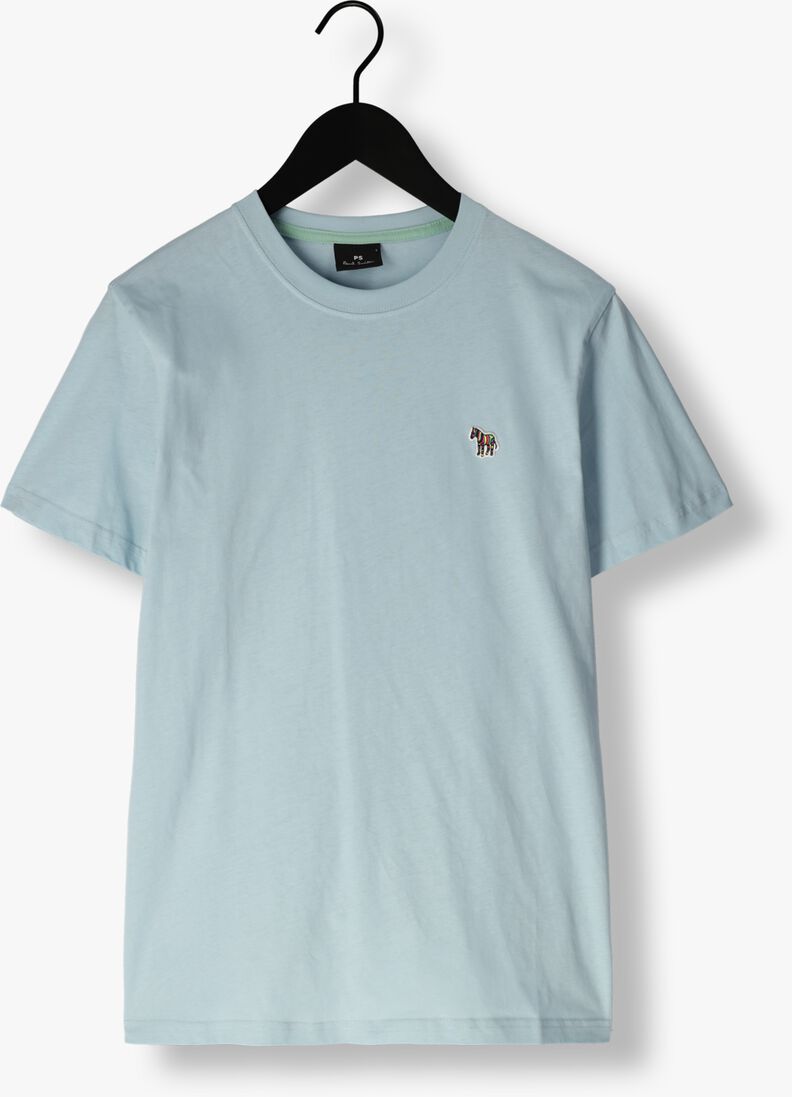 PS PAUL SMITH lichtblauwe ps paul smith polo mens slim fit ss tshirt zebra badge