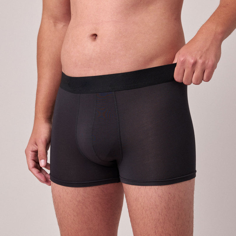Premium Boxershorts ohne Logo Schwarz