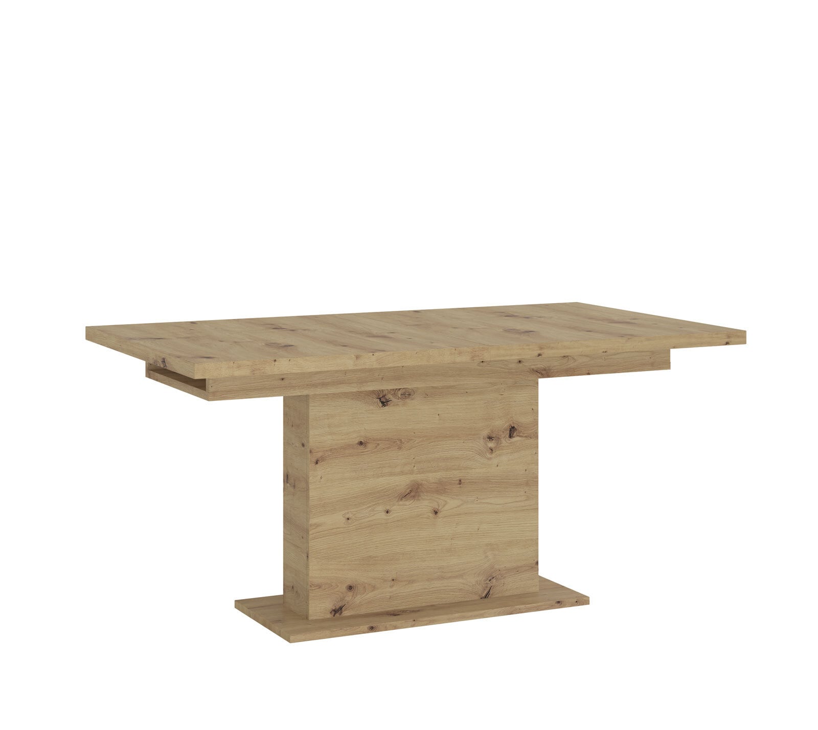 Tisch LUCI, Eiche Artisan, B/H/T ca. 160(200)/76,3/90 cm