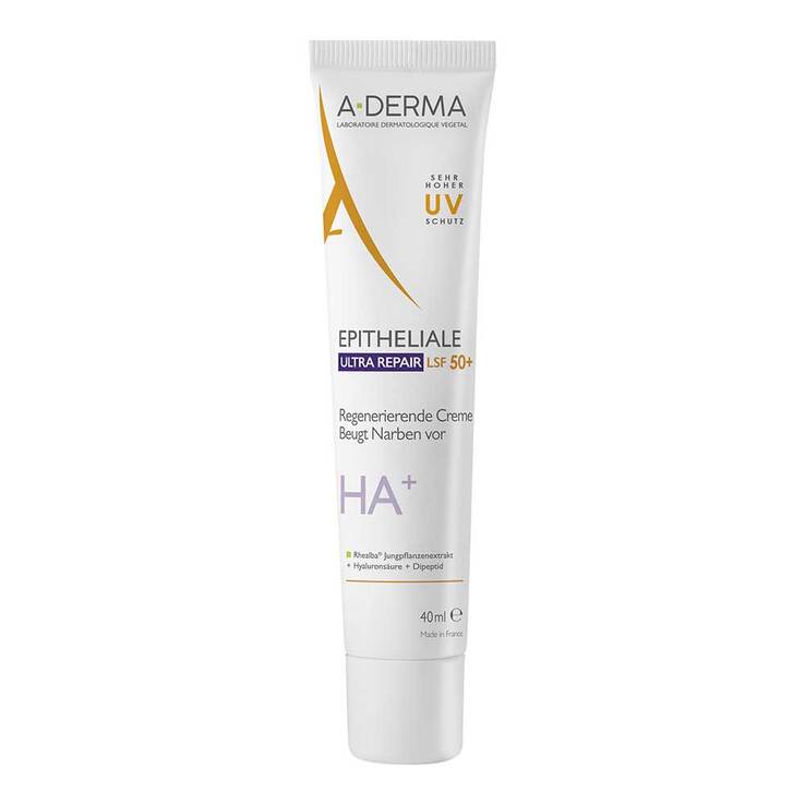 A-Derma Epitheliale Ultra Repair Creme LSF 50 + , 40 ml