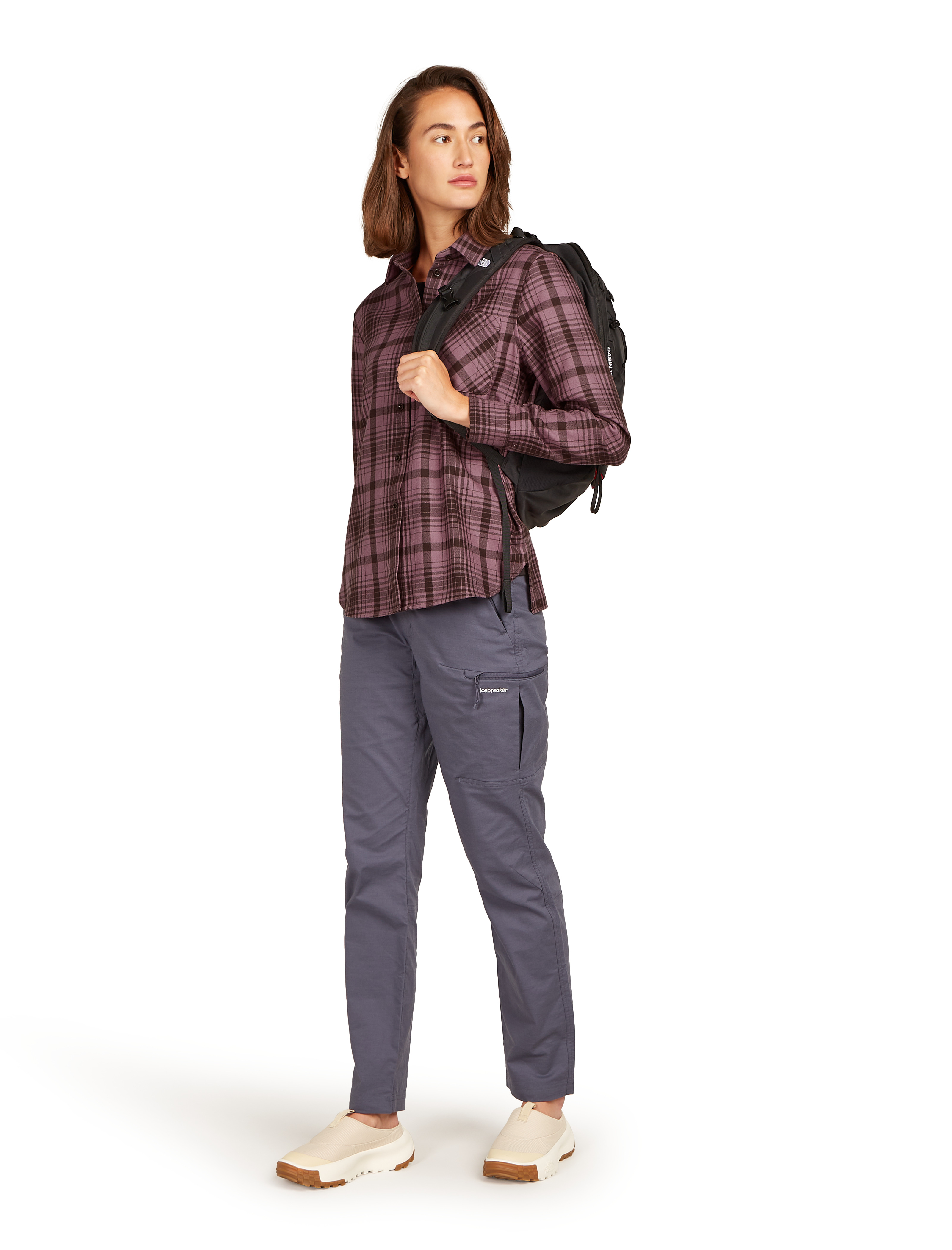 W 200 Dawnder LS Flannel Shirt Plaid