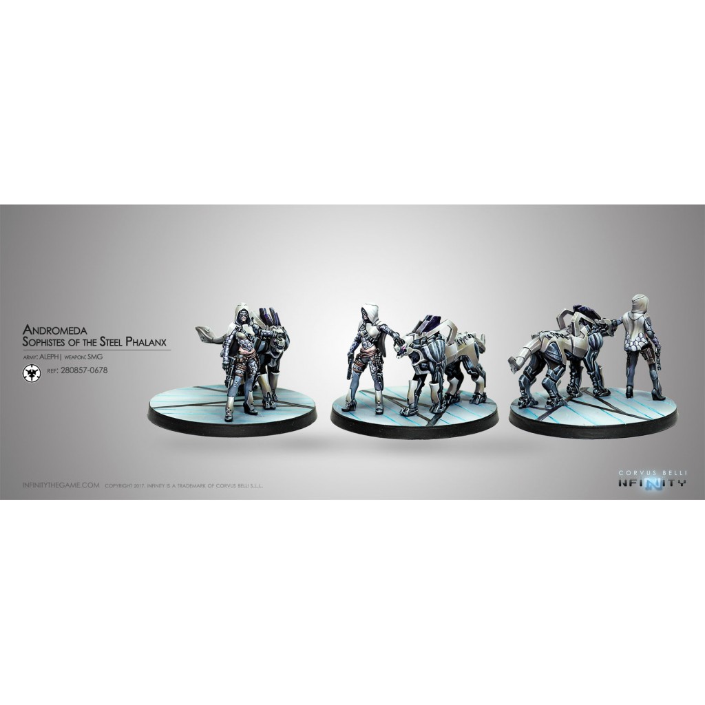 Infinity - Aleph - Andromeda, Sophistes of the Steel Phalanx