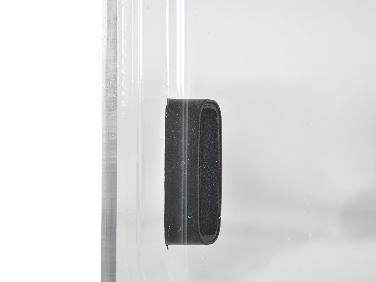 NRF 1450 x 600 mm getint dubbelglas klapraam - grey