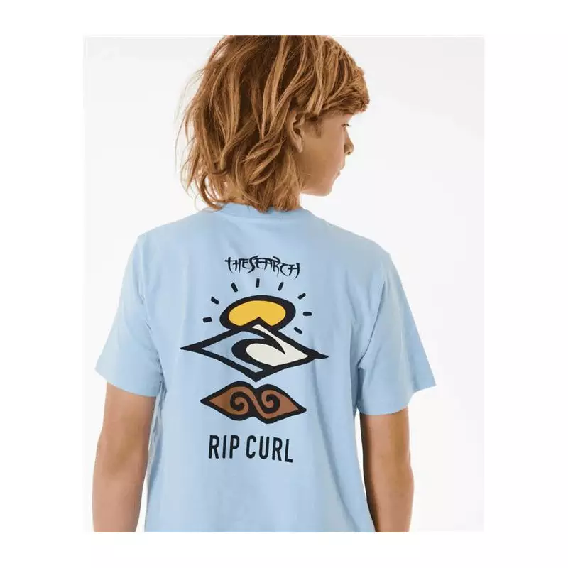 Teeshirt junior RIPCURL Search Icon Tee -Boy Cool Blue 12