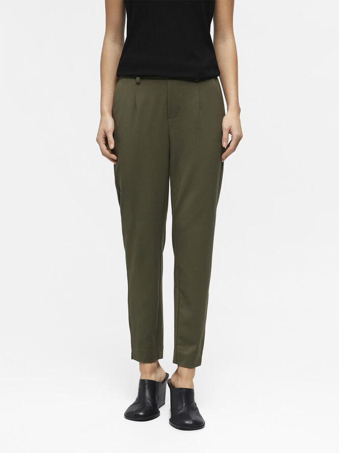 Object OBJLISA SLIM PANT NOOS Ivy green