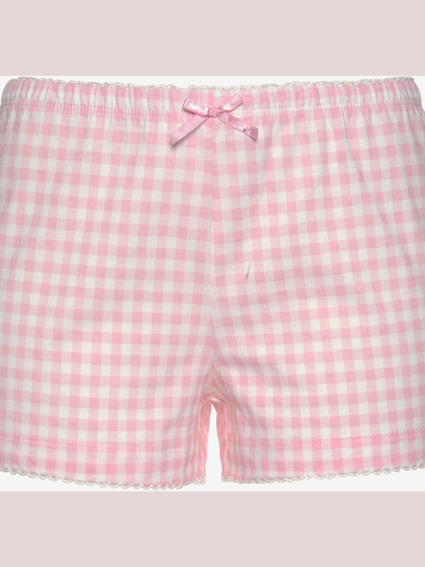 Pyjama court avec rayures discrètes