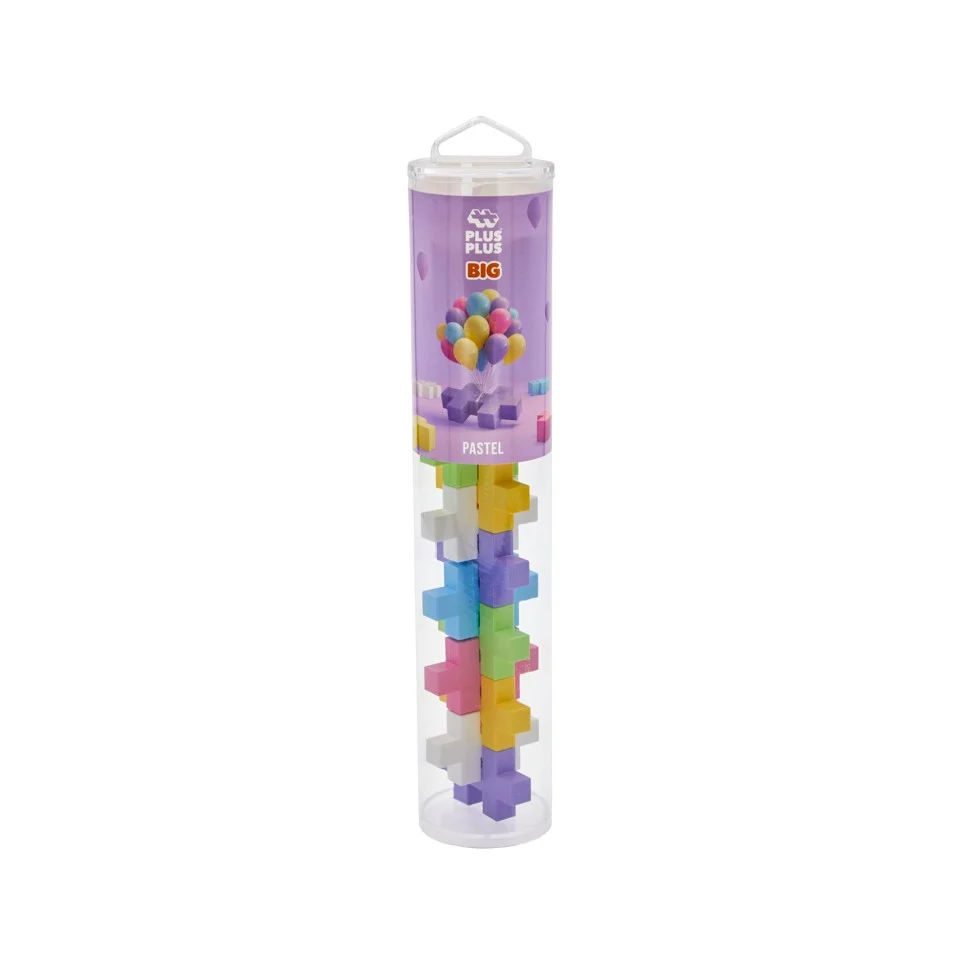 Plus-Plus - BIG Pastel / 15pcs Tube