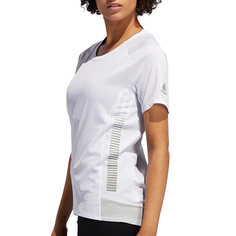 Adidas T-Shirt blanc femme Adidas 25/7 Rise Up N Run Parley