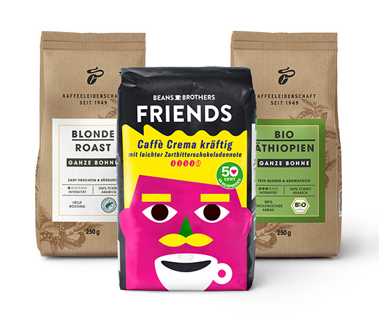 Premiumkaffee Probierset - Ganze Bohne