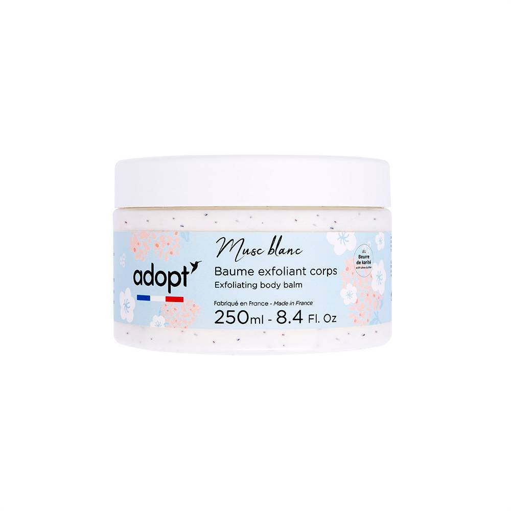 Musc blanc Baume exfoliant corps 250ml