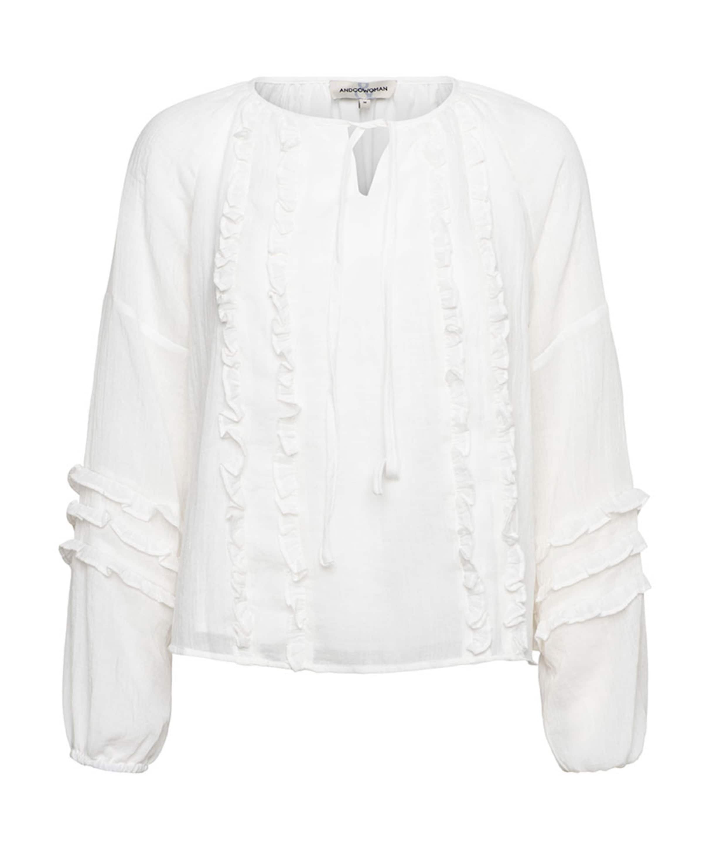 &Co Woman Dames blouse ecru