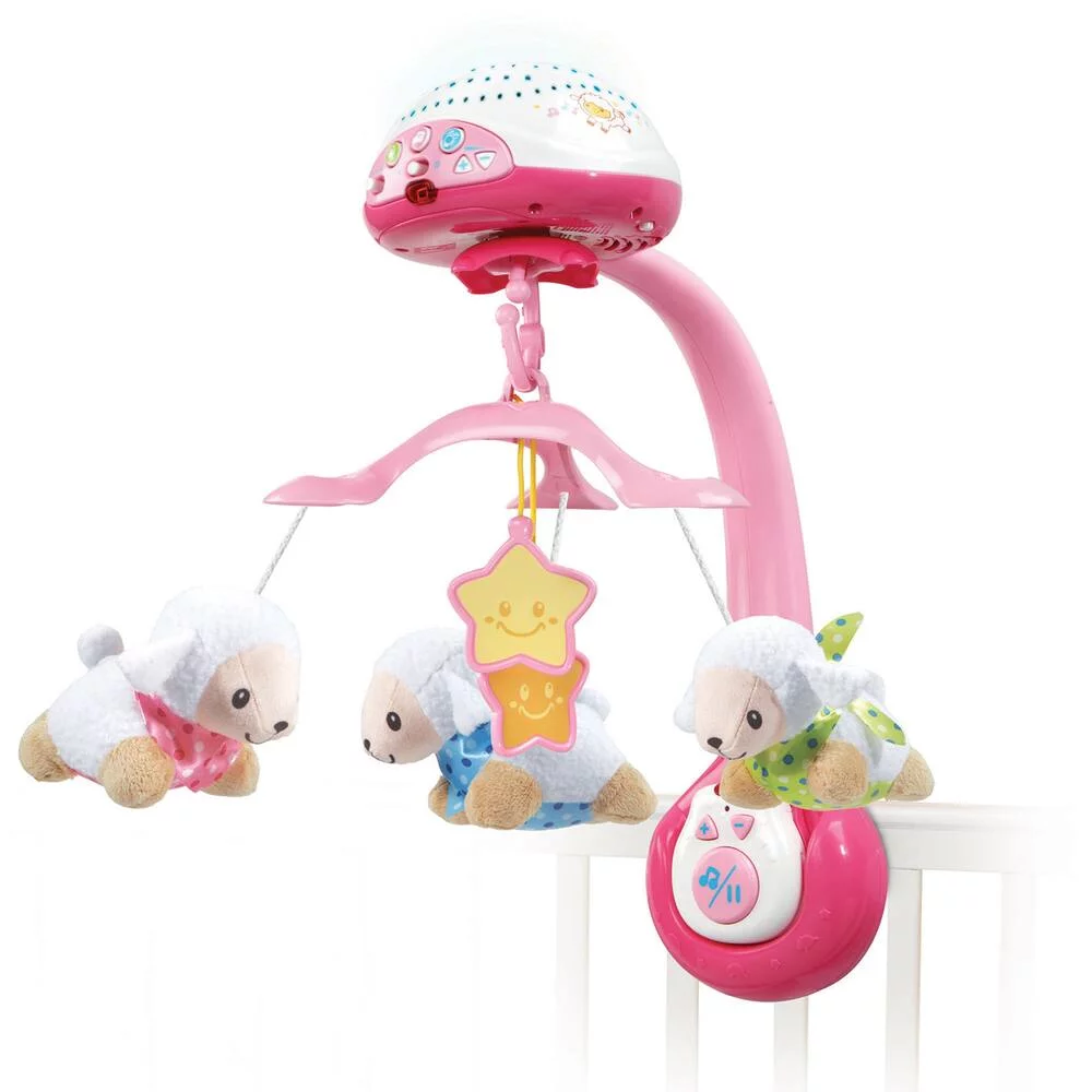 LUMI MOBILE COMPTE-MOUTONS ROSE