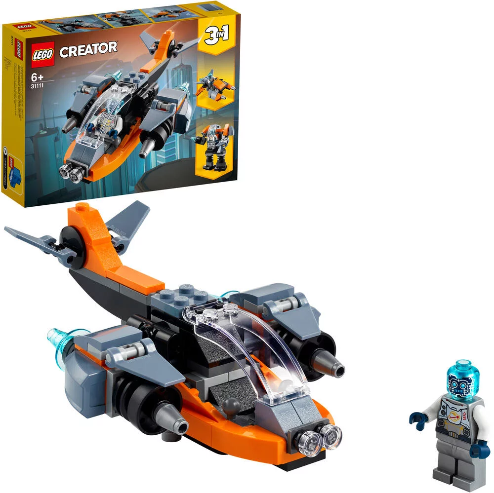 LEGO®CREATOR 31111 - LE CYBER DRONE