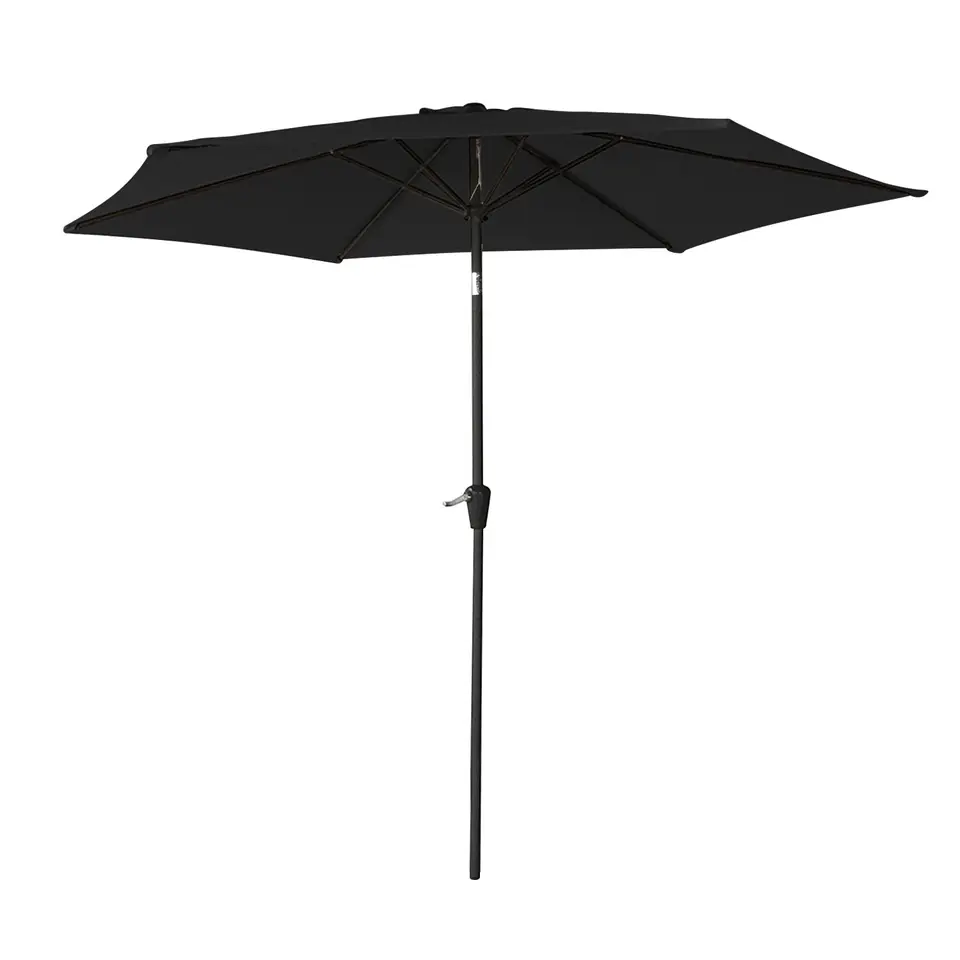 Happy Garden Parasol HAPUNA - Zwart - Aluminium