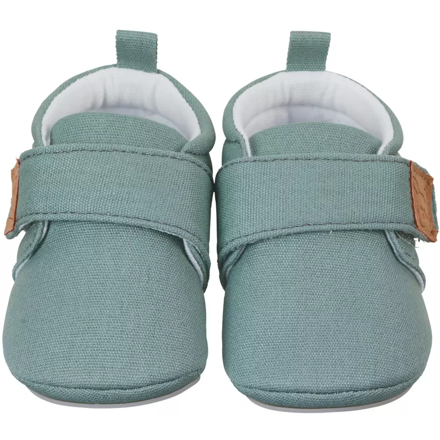 Sterntaler Baby-Krabbelschuh Uni grün