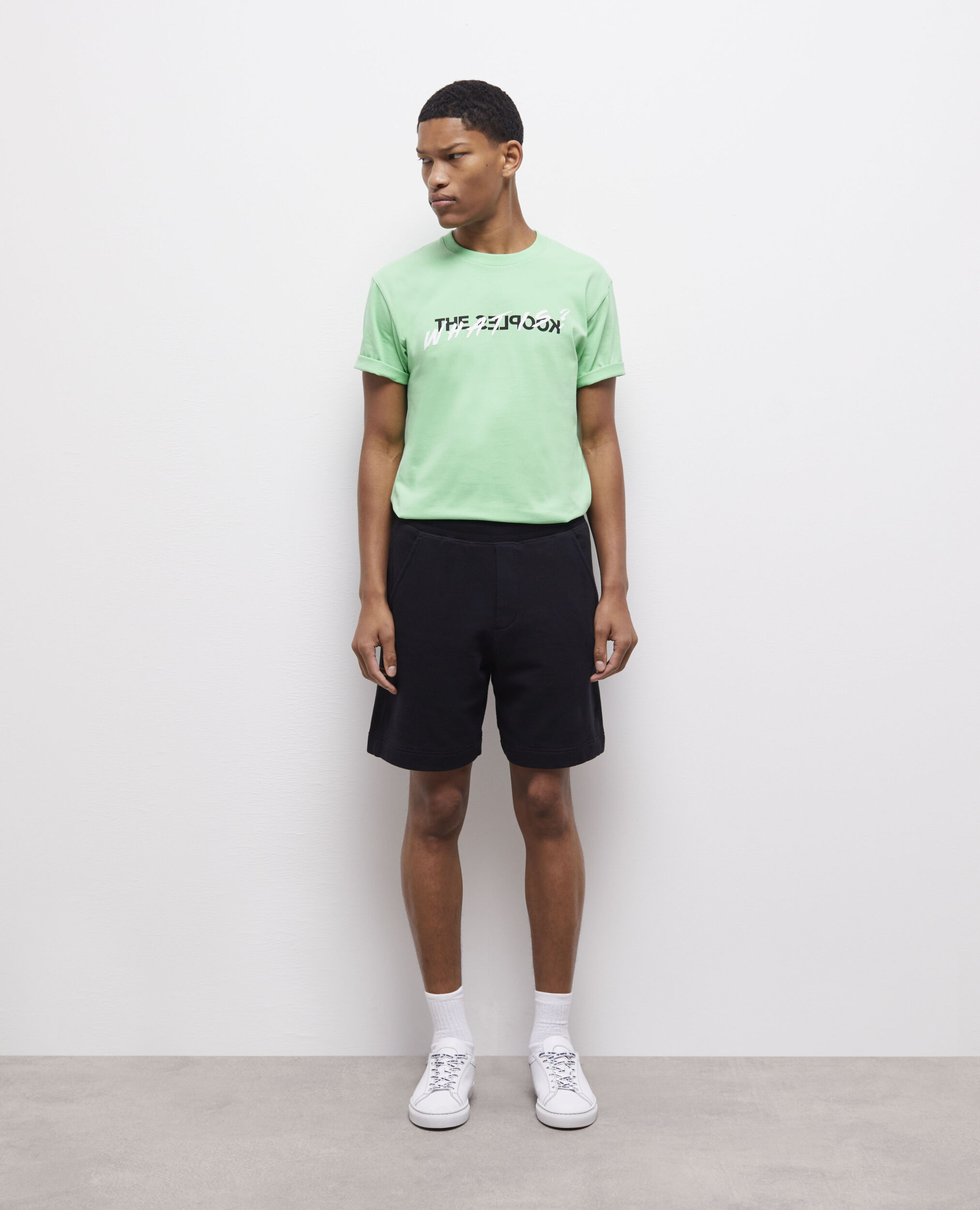 Short molletonné noir