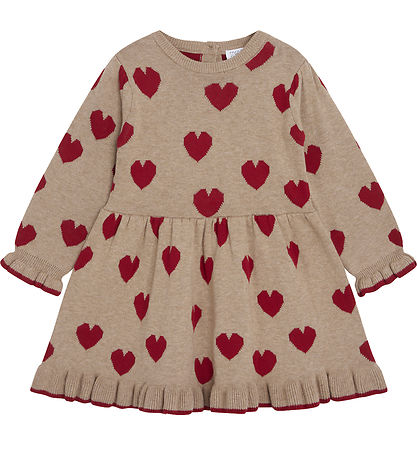 Hust and Claire Kleid - Strick - Karina - Biscuit Melange