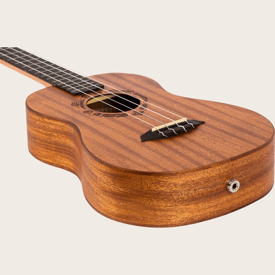 Flight DUB38 EQ-A Baritone Ukulele elektrisch-akoestische ukelele met actieve pickup