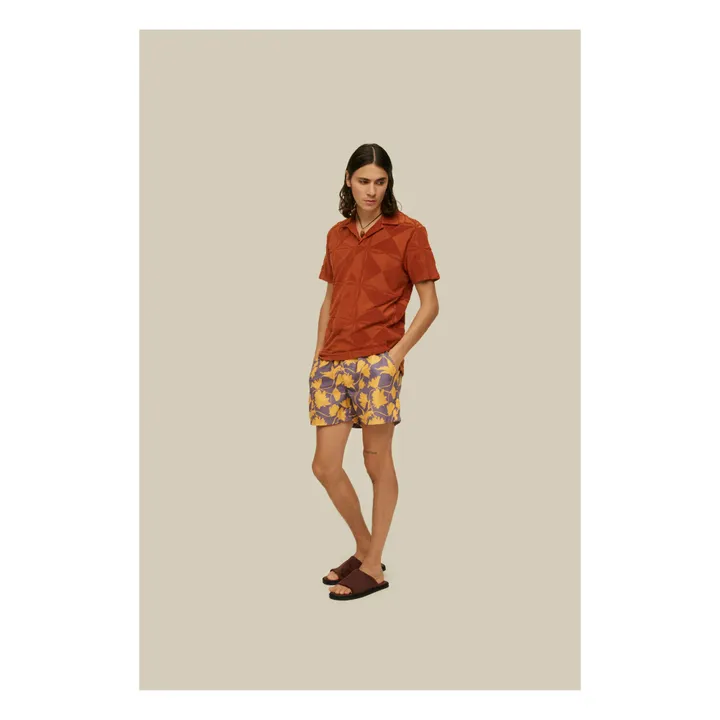 OAS Polo Eponge Plateau Terry | Orange