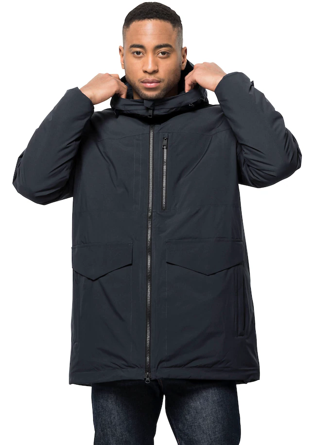 Jack Wolfskin Funktionsparka »KOENIGSBAU« mit Kapuze Wärmend, winddicht, Übergangsjacke