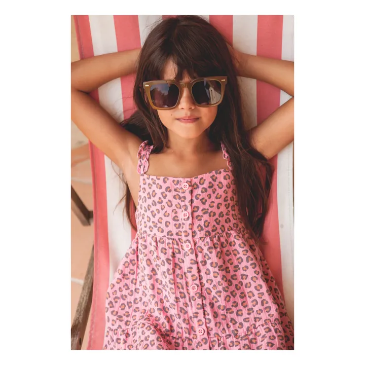 Marlot Paris Robe Luz Léopard | Rose