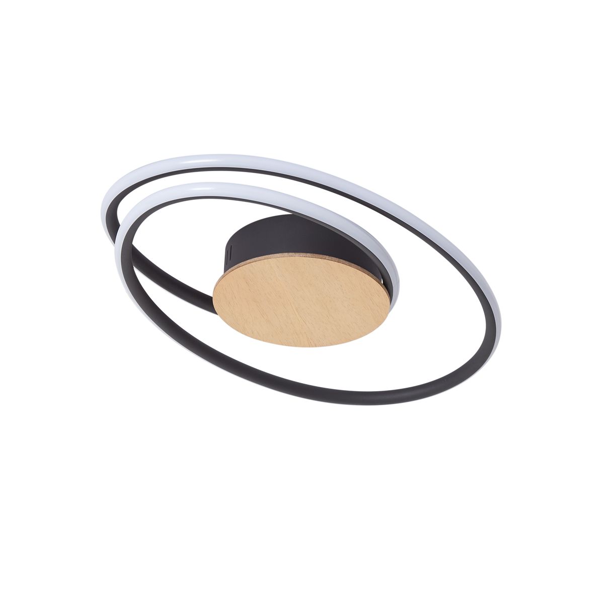 Design plafondlamp hout incl. LED 3-staps dimbaar - Rowan