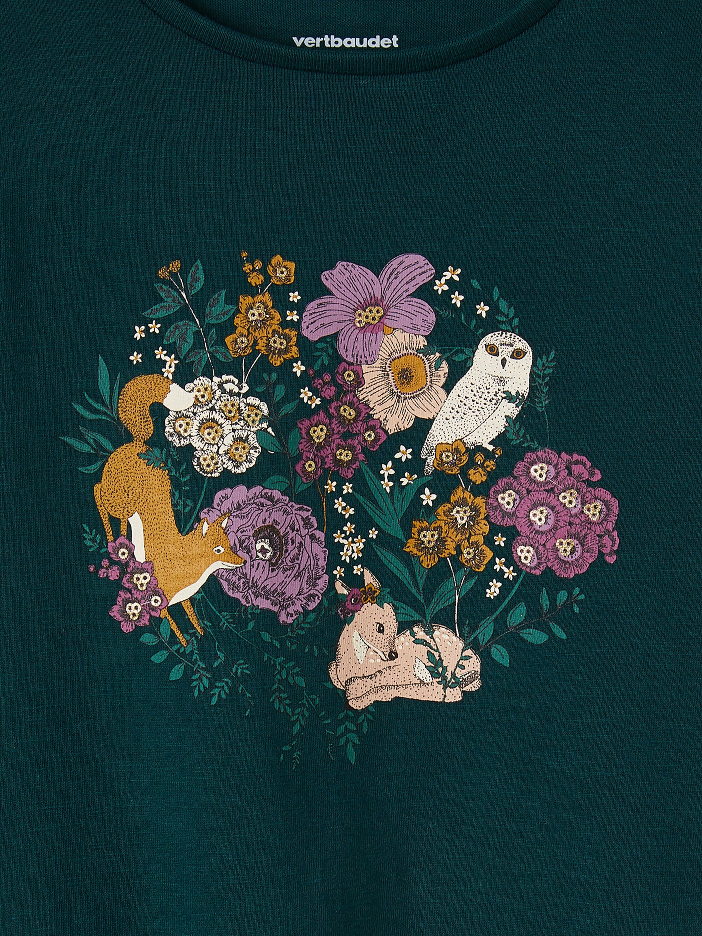 Vertbaudet Mädchen Shirt petrol