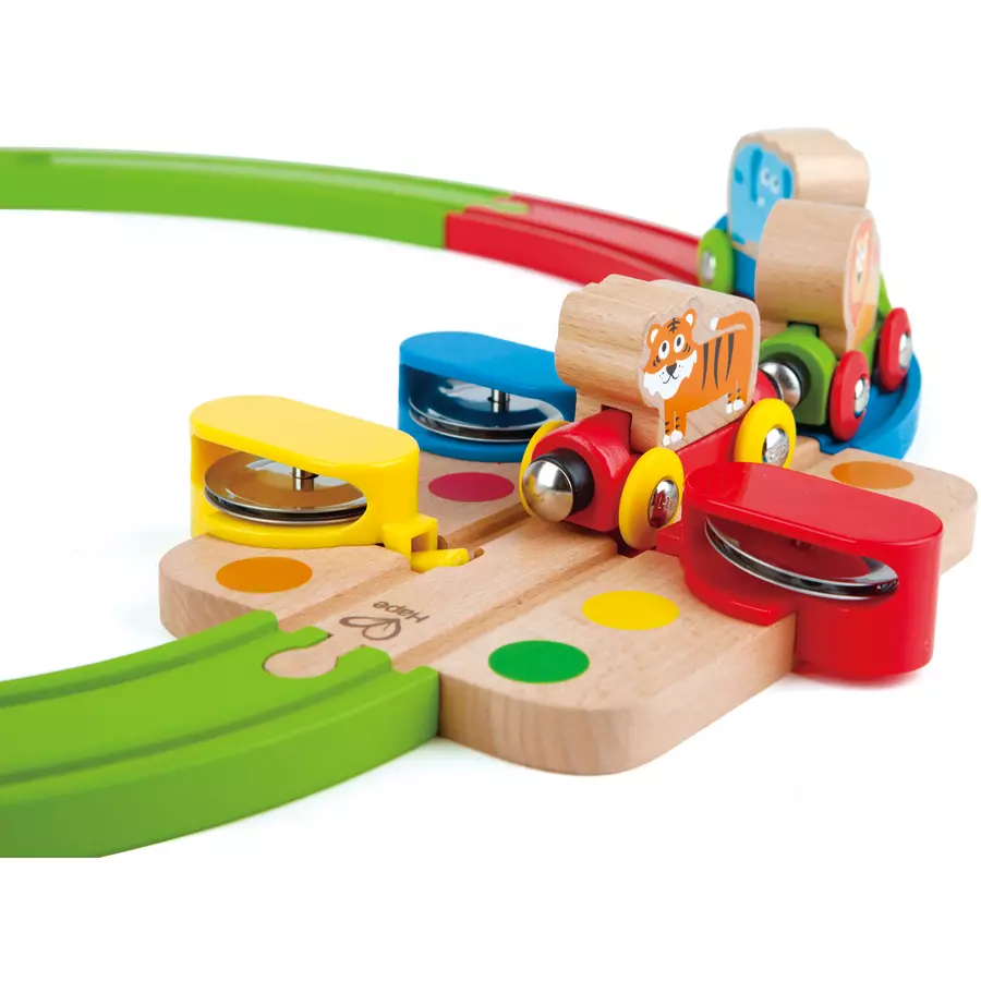 Hape Regenbogen-Puzzle-Eisenbahnset