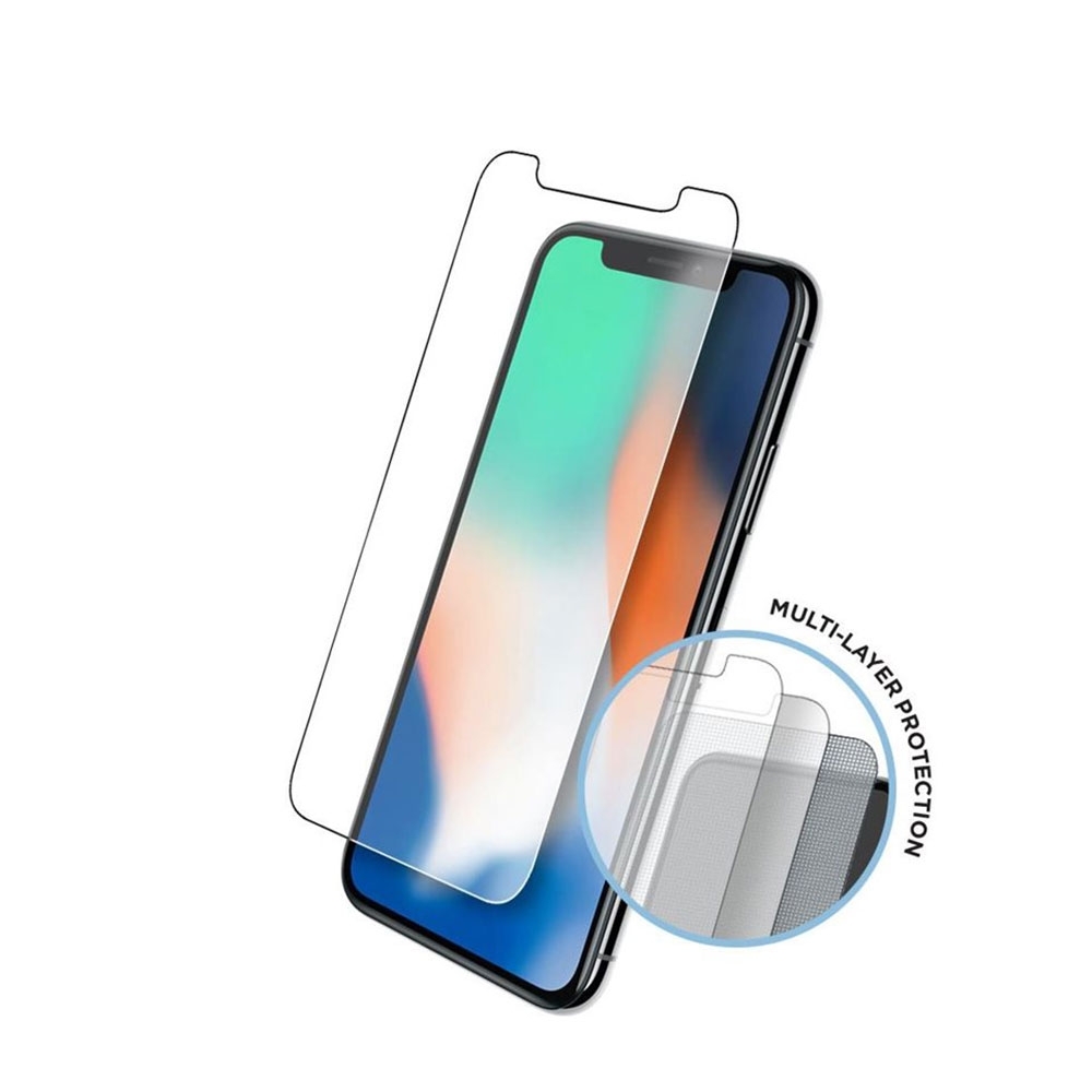 (2er Set) iPhone 11 / iPhone Xr Tri Flex High Impact Panzerglas 2.5D Displayschutz Case Friendly (EGSP00528)