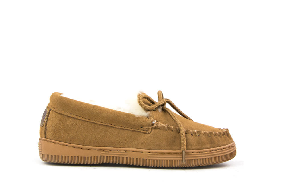 Warmbat Pantoffels Koala Cognac Suede