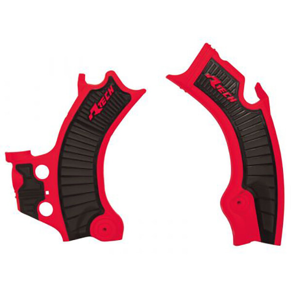 RTECHMX - Protection de cadre bi-matière CRF/CRF-RX/CRF-RWE (2021-2022) - RPRTCRFRSNR1 Rouge / Noir