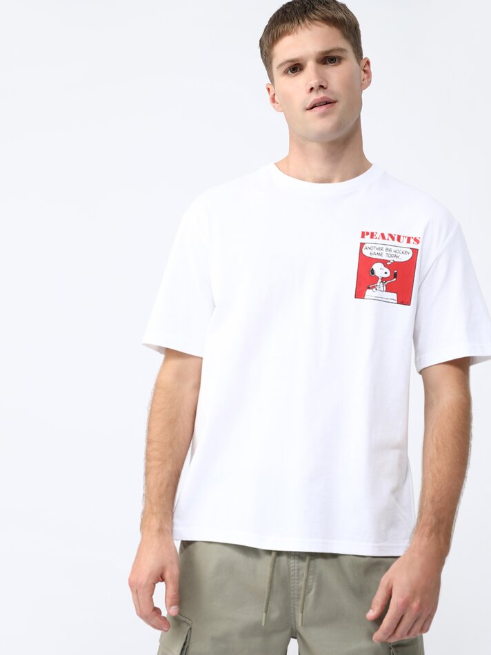 Camiseta estampada Snoopy Peanuts™ - Branca