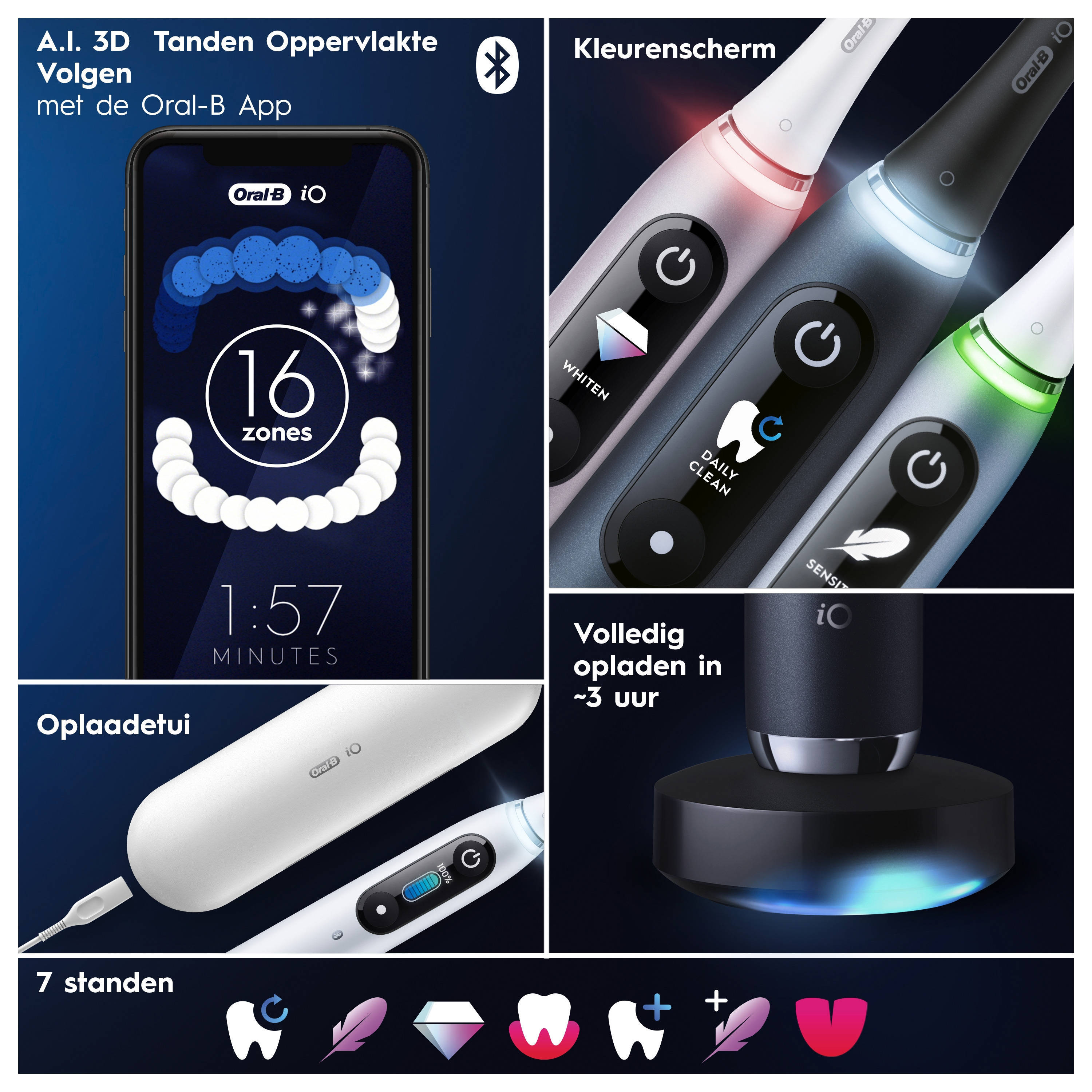Oral-B IO 9N elektrische tandenborstel - Zwart