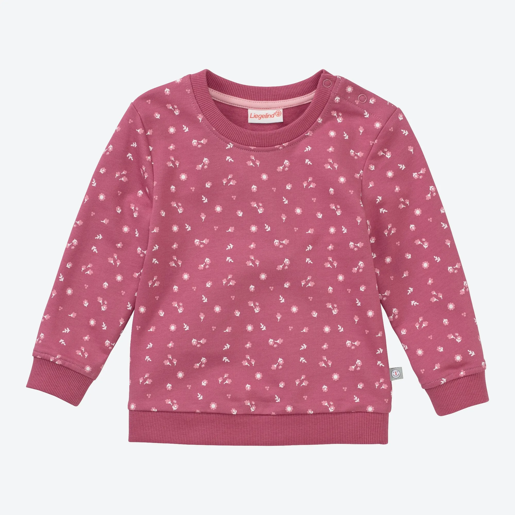 Baby-Mädchen-Sweatshirt mit Blumenmuster