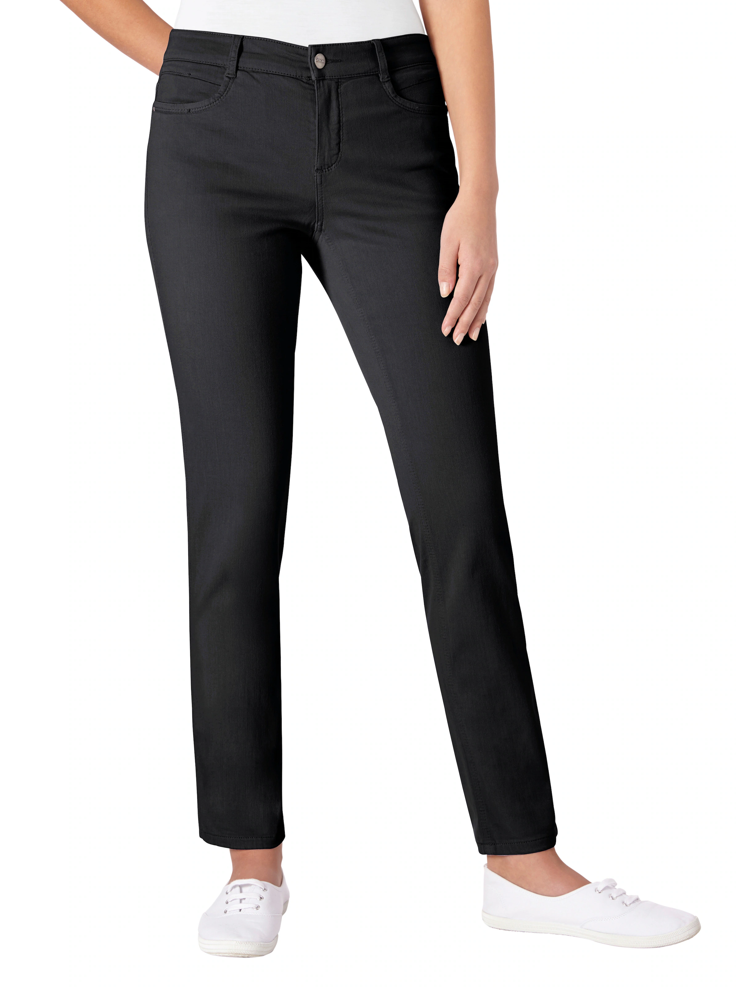 Ascari Stretch-Jeans in schwarz