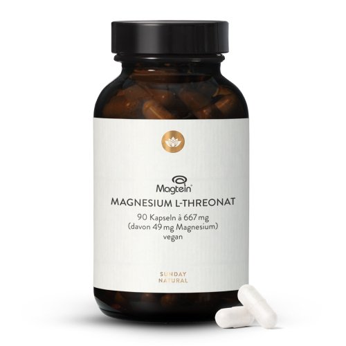 Sunday Natural Products  Magnesium L-Threonat Magtein ®Kapseln