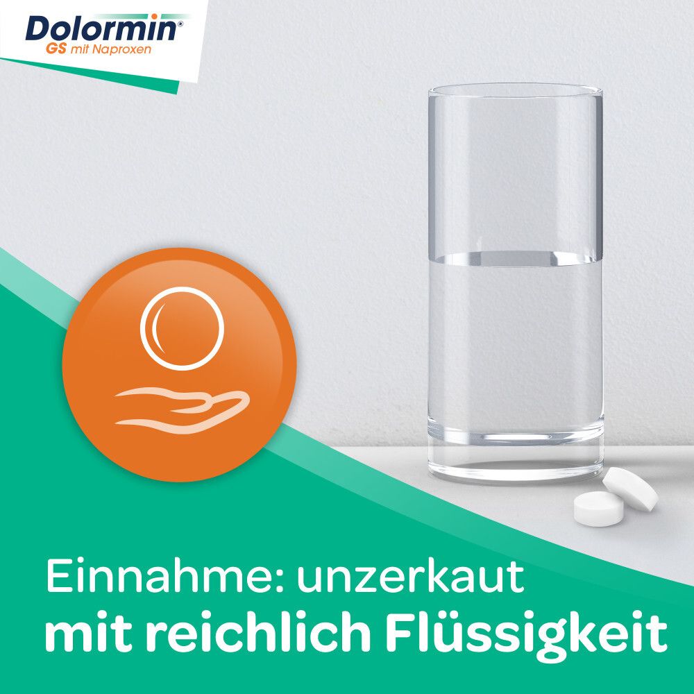 Dolormin GS mit Naproxen, Schmerztabletten bei Gelenkschmerzen