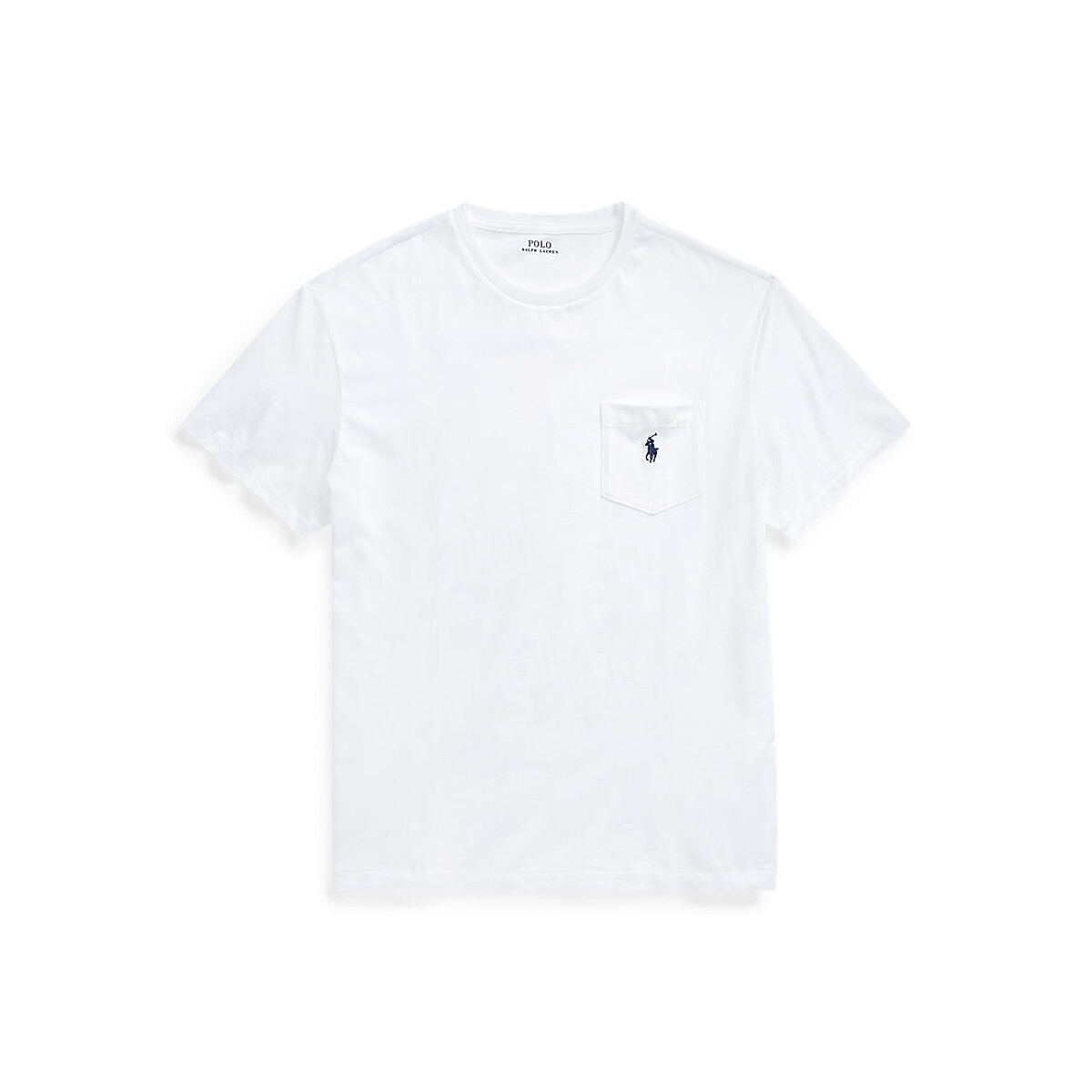 POLO RALPH LAUREN<br>Camiseta de gola redonda em malha de algodão