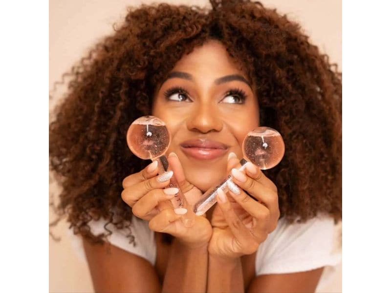 VBEAUTY Ice Globes Set Innovatives Massage-Tool aus hochwertigem Glas