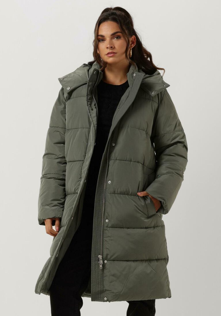 LEVETE ROOM groene levete room gewatteerde jas lr-gibella jacket