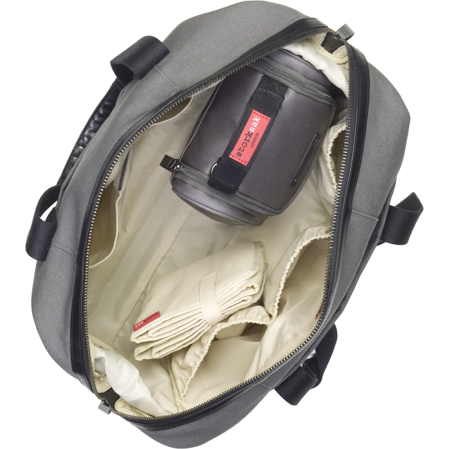storksak Wickeltasche Bailey Charcoal