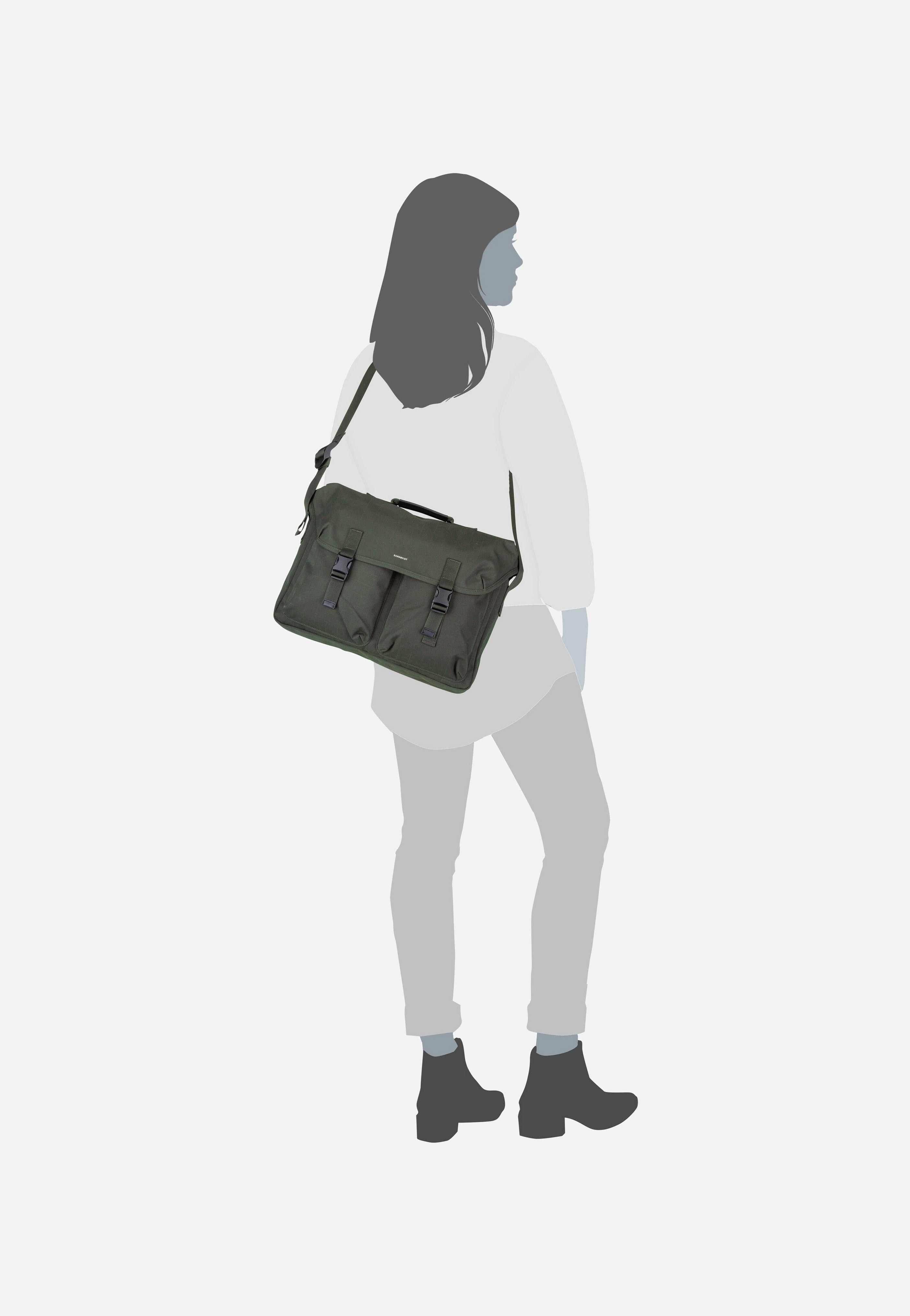 Everyday Msng Dark Green - Messenger Bag
