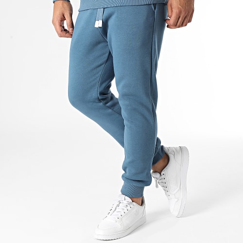 Ensemble Sweat Capuche Et Pantalon Jogging Bleu Pétrole