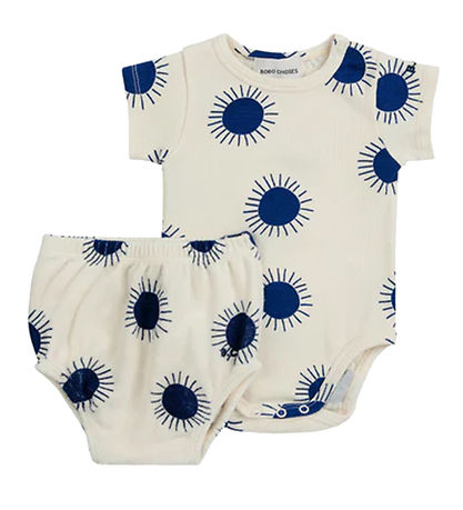 Bobo Choses S?t - Body k/?/Bloomers - Offwhite
