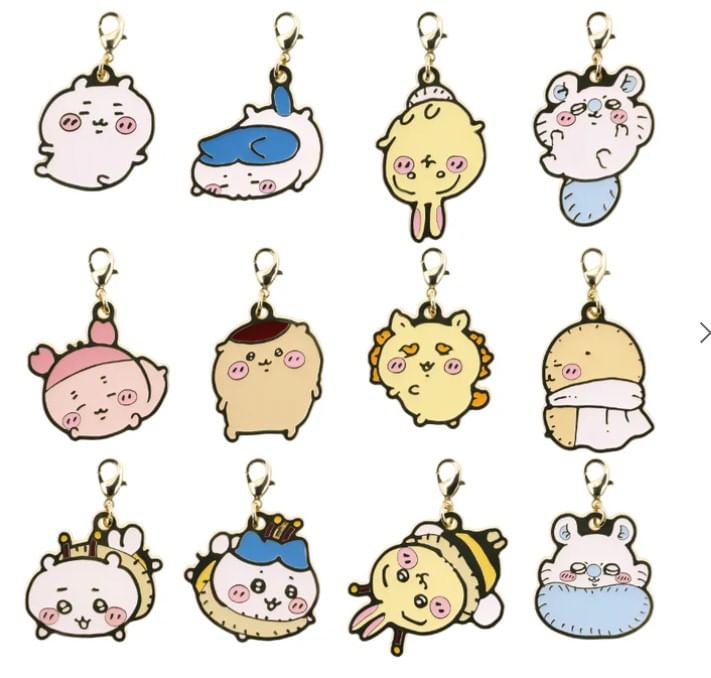 Ensky - Chiikawa Metal Collection 2 - Mascotte sleutelhanger (12 soorten) (Blind Box)