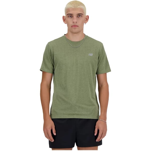 T-shirt trail NEW BALANCE ATHLETICS T-SHIRT M DARK OLIVINE