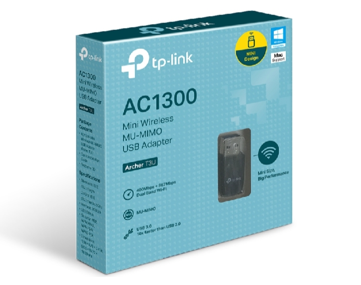 ADAPTADOR USB WI-FI TP-LINK AC1300 DB ARCHER-T3U