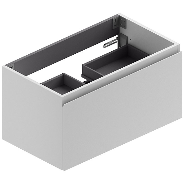 Meuble sous vasque à suspendre Pura blanc 90 cm