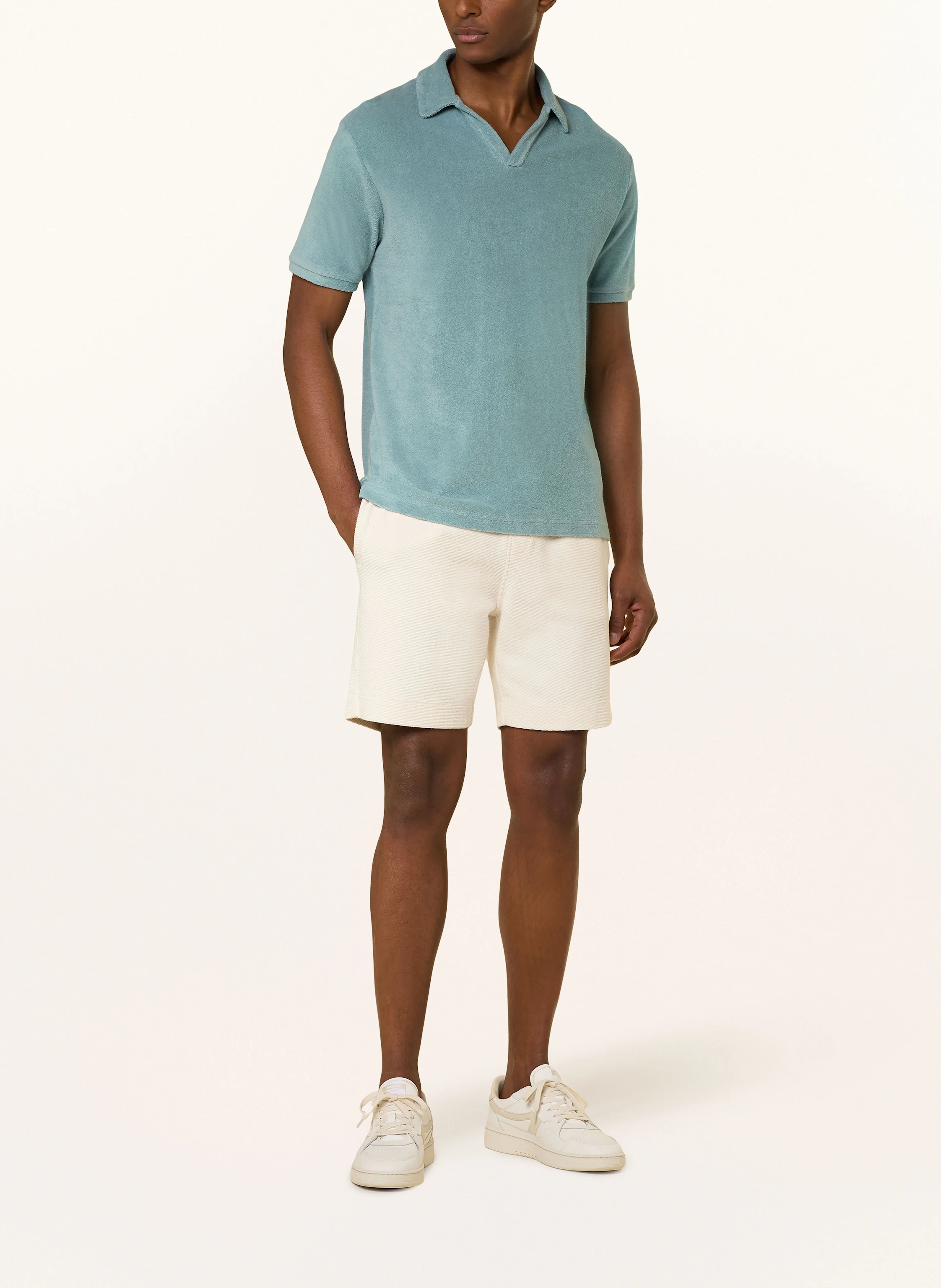 Juvia Frottee-Poloshirt